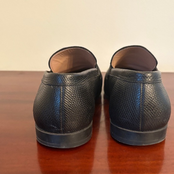 Salvatore Ferragamo Textured Black Loafers - Picture 4 of 6